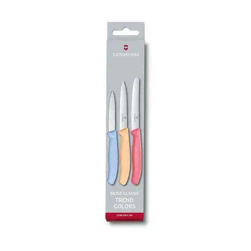 Комплект Victorinox Swiss Classic Trend Colors, три ножа