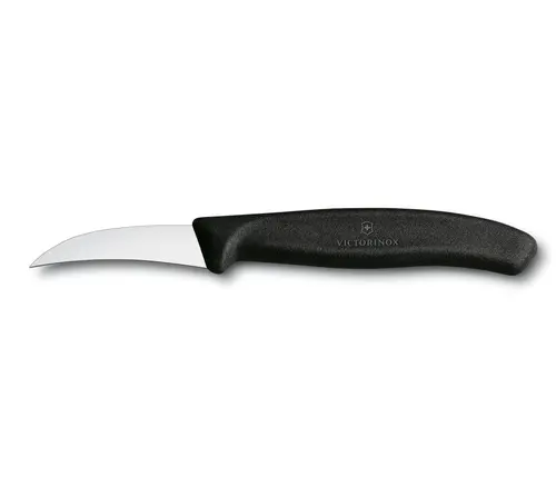Кухненски нож Victorinox Swiss Classic за оформяне, извито острие 60 мм, черен