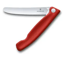Кухненски сгъваем нож Victorinox Swiss Classic, 11см, червен