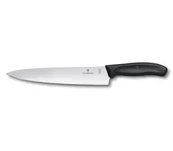 Кухненски нож Victorinox Swiss Classic Carving Knife, универсален, 220 мм, черен, блистер