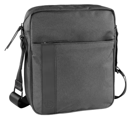 Чанта Bugatti Domani, полиестер голяма, черна