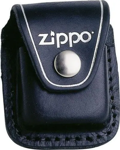 Кожен калъф Zippo, черен