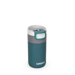 Термочаша ​от неръждаема стомана Kambukka Etna с термокапак 3 в 1 Snapclean®, 300 мл, Deep Teal