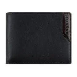 Кожен портфейл Bugatti Corso DeLuxe Wallet With Flap, черен