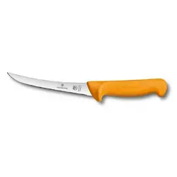 Професионален нож Swibo® за обезкостяване, извит, твърдо острие, 13см