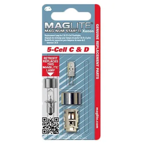 Крушки Maglite 5-Cell C & D, ксенон