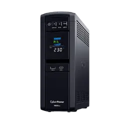 Енергоспестяващ UPS с AVR, цветен LCD дисплей и синусоидален изход (Active PFC съвместим), 1600VA/1000W, 6x Schuko, Runtime at 500W ( min ):9.7, Surge and Spike protection; слот за SNMP карта; CP1600EPFCLCD