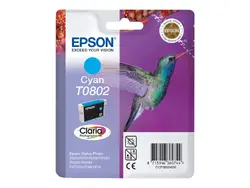 ГЛАВА ЗА EPSON STYLUS PHOTO R 265/360/RX 560/585/685/P 50/PX 650/660/700/710/720/800/810 - Cyan - T0802C - G&G - 935 pages / 8 ml