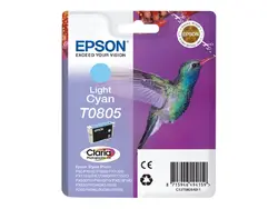 ГЛАВА ЗА EPSON STYLUS PHOTO R 265/360/RX 560/585/685/P 50/ PX 650/660/700/710/720/800/810 - Light cyan - T0805LC - G&G -  350 pages / 8 ml