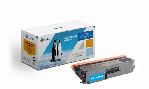 УНИВЕРСАЛНА КАСЕТА ЗА BROTHER HL 4150/4170/4570CDW/MFC 9460CDN/9560/9970 - TN320C (TN-320C)/TN325C (TN-325C) - Cyan - PN NT-CB315C - G&G