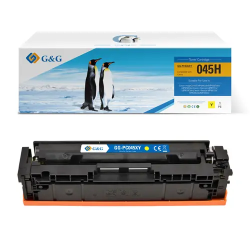 КАСЕТА ЗА CANON ImageCLASS LBP612Cdw/MF632Cdw/MF633Cdw/MF634Cdw - 1243C002AA - HIGH CAPACITY - CRG045HY (CRG-045HY) - Yellow - PN NT-PC045XY - G&G