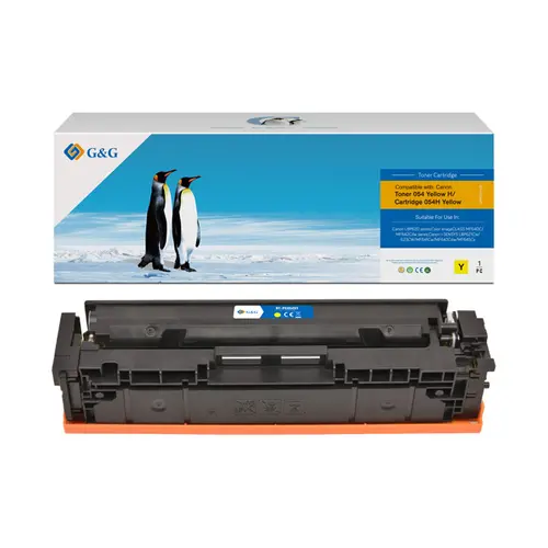 КАСЕТА ЗА CANON i-SENSYS LBP620 series/MF640 series - HIGH CAPACITY - 3025C002AA - CRG-054HY (CRG054HY) - Yellow - PN NT-PC054XY - G&G
