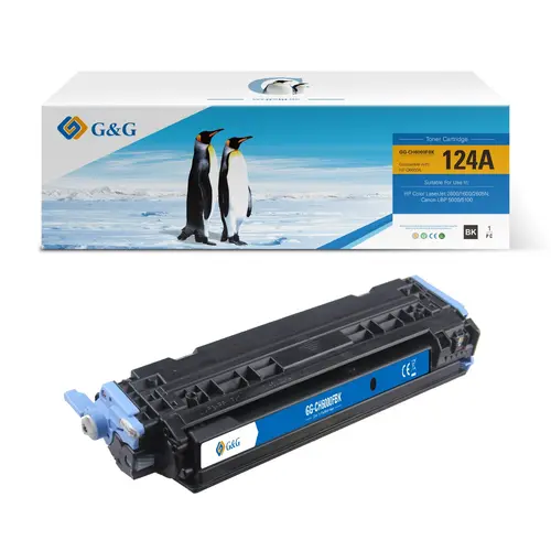 УНИВЕРСАЛНА КАСЕТА ЗА HP Color Laserjet 2600/1600/2605N/CANON LBP 5000/5100 - /124A/ - Q6000A / CRG707B (CRG-707B) - Black - PN NT-C6000FBK/707FBK/NT-CH6000FBK - G&G