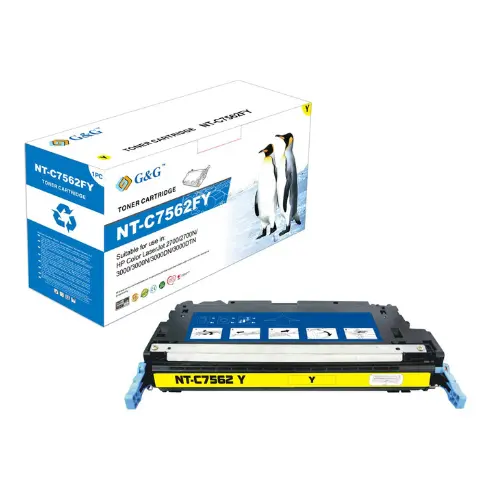 КАСЕТА ЗА HP Color Laserjet 3000/2700 - Q7562A - Yellow - Remanufactured -  PN NT-C7562F - G&G