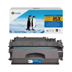 УНИВЕРСАЛНА КАСЕТА ЗА HP Laserjet P2055/Pro 400/M401/CANON LPB 6300/6310/6600/6650/6670 - HIGH CAPACITY - CRG-719H (CRG719H)/CE505X/CF280X - Black - PN NT-PH505XCU - G&G