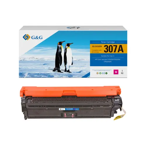 КАСЕТА ЗА HP Color Laserjet CP 5225/5225n/5225dn - /307A/ - Magenta - CE743A - PN NT-CH743FM - G&G