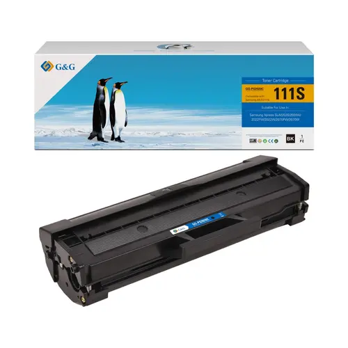 КАСЕТА ЗА SAMSUNG M2020/M2020W/M2022/M2022W/M2070/M2070W/M2070F/M2070FW - MLT-D111S (MLTD111S) / SU810A - Black - PN NT-PS2020C - G&G