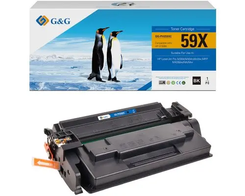 КАСЕТА ЗА HP Laserjet Pro M304/M404/MFP M428 - HIGH CAPACITY - CF259X - /59X/ - Black  - WITH CHIP / С ЧИП  - PN NT-PH259XCF - G&G
