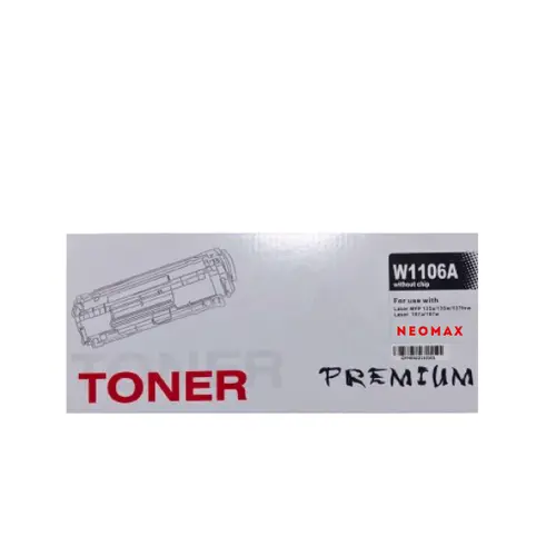 КАСЕТА ЗА HP Laser MFP 135/137/107 - W1106A - WITHOUT CHIP / БЕЗ ЧИП! - Black - PN HT-W1106A - NEOMAX