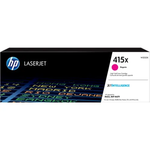 КАСЕТА ЗА HP Color Laserjet PRO M454/MFP M479 - Magenta - /415X/ - PN W2033X