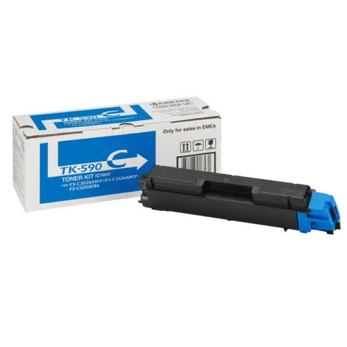 КАСЕТА ЗА KYOCERA MITA FS C2026/C2126/C2526/C2626/C5250/ ECOSYS M6026/M6526 - Cyan - TK590C (TK-590C) - PN 1T02KVCNL0