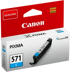 ГЛАВА ЗА CANON PIXMA MG 5700/5750/5751/5752/5753/6800/6850/6851/6852/6853/7700/7750/7751/7752/7753/TS-Serie 5055/6052/5050/5051/5052/6050/6051/8050/8051/8052/8053/9050/9051/9052/9055 - Cyan - ink tank - /571/ - CLI-571C (CLI571C) - PN 0386C001