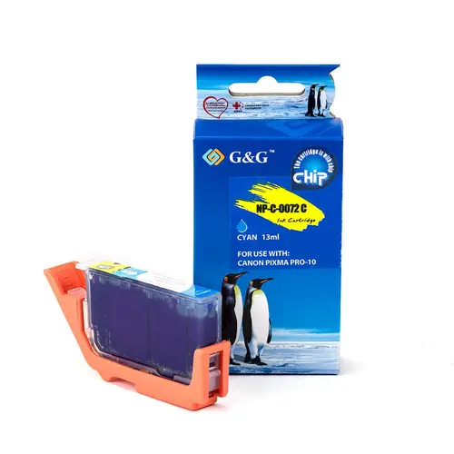 ГЛАВА ЗА CANON PIXMA PRO-10 (PRO10) - Cyan - ink cartridge - PGI-72C (PGI72C) - 6404B001 - PN NP-C-0072C/C(PG) - G&G