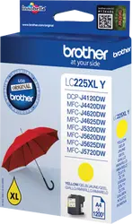 ГЛАВА ЗА BROTHER MFC J4420DW/J4620DW/J5320DW/J5620DW/J5720DW - Yellow - HIGH CAPACITY - PN LC225XLY (LC-225XLY)