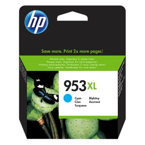 ГЛАВА ЗА HEWLETT PACKARD Officejet Pro 8210/8710/8715/8720/8725/8730/8740 -HIGH CAPACITY -  Cyan - /953XL/ - PN F6U16AE