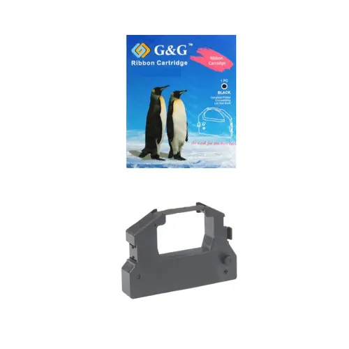 ЛЕНТА ЗА МАТРИЧЕН ПРИНТЕР EPSON M2000/FUJITSU 29745/AT3000/NORAND 815/4000/4815/4820/DP815/NP815 - ERC-28 - Black - PN RR-EP-ERC28-BK - G&G - 4,5 m x 12,7 mm