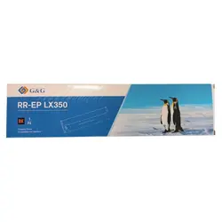 ЛЕНТА ЗА МАТРИЧЕН ПРИНТЕР EPSON LX-350 (LX350) - C13S015637 -  Black - PN RR-EP-LX350-BK - G&G