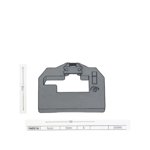 ЛЕНТА ЗА МАТРИЧЕН ПРИНТЕР SAGEM TX 20/35E/2000 - OUTLET - Black - PN F60516 - 6 m x 13 mm - ARMOR