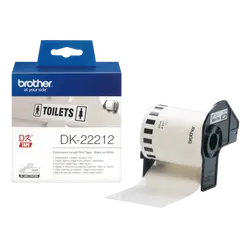 ЛЕНТА ЗА ЕТИКЕТНИ ПРИНТЕРИ BROTHER ТИП QL - WHITE  CONTINUOUS FILM TAPE - 62 mm x 15,24 m  - PN DK22212 (DK-22212)