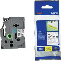 ЛЕНТА ЗА ЕТИКЕТНИ ПРИНТЕРИ BROTHER ТИП TZ - 24 mm x 5,00 m - BLACK ON FLUOROESCENT YELLOW TAPE - PN TZEC51 (TZE-C51)