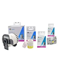 ЛЕНТА ЗА ЕТИКЕТНИ ПРИНТЕРИ GG-AT-90DW/GG-AH-100DW/ZEBRA GX/GK420/430 - BLACK ON WHITE - 51 mm x 26 mm x 1000 pcs - PN RL-51*26*1000PS