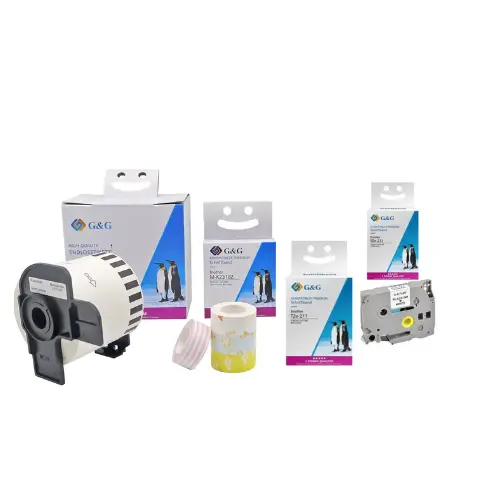 ЛЕНТА ЗА ЕТИКЕТНИ ПРИНТЕРИ RM-GG-810/DYMO LM 160/RHINO 6000 - BLACK ON CLEAR - 12 mm x 7,00 m - PN RL-D-45010