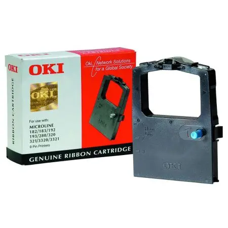ЛЕНТА ЗА МАТРИЧЕН ПРИНТЕР OKI ML 182/280/320/390/391/3321 - PN 01108002 / 09002303 -  Black - 3 милиона символа