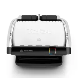 Барбекю, Tefal GC750D30 Optigrill Elite, 600cm2 cooking surface, automatic cooking sensor, 12 automatic programs, 4 adjustable temp., cooking level indicator, non-stick die-cast alum. Plates