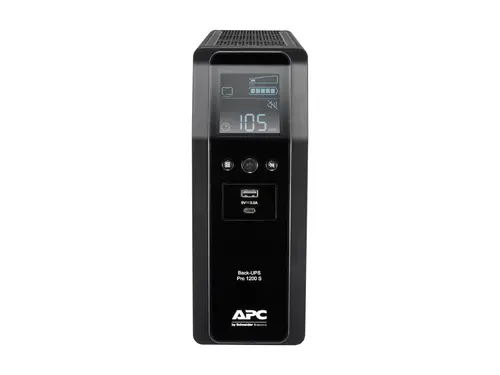Непрекъсваем ТЗИ, APC Back UPS Pro BR 1200VA, Sinewave, 8 Outlets, AVR, LCD interface