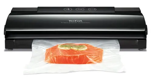 Уред за вакуумиране, Tefal VT254070  Vacupack classic plastic,  automatic "vaccum & seal", 18 bags included, vertical storage, seal functions, stop function