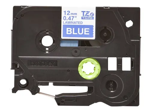 Консуматив, Brother TZe-535 Tape, White on Blue, Laminated, 12mm, 8m