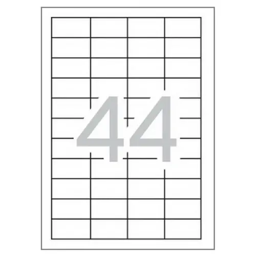 УНИВЕРСАЛНИ ЕТИКЕТИ - 48,5 mm x 25,4 mm - 44 броя на лист - 100 листа - PN BR1895 - OUTLET - GENTLE 
