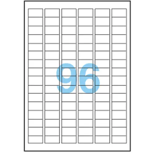 УНИВЕРСАЛНИ ЕТИКЕТИ - 30,5 mm x 16,9 mm - 96 броя на лист - 100 листа - PN BR8832 - OUTLET - GENTLE