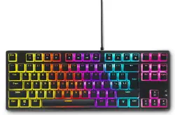 Геймърска механична клавиатура Spartan Gear Lochos 2 RGB TKL, Черна