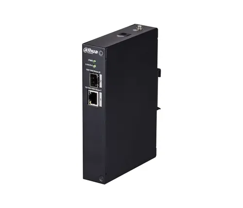 Комутатор Dahua PFS3102-1T, 1xGE RJ45, 1x100M/1000M SFP слот, индустриален