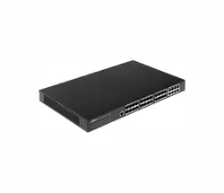 Комутатор Dahua PFS5924-24X, 24xSFP слота, 8xGbE, L2+ управляем