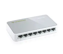 Комутатор TP-LINK TL-SF1008D, 8-порта 10/100Mbps, неуправляем, настолен