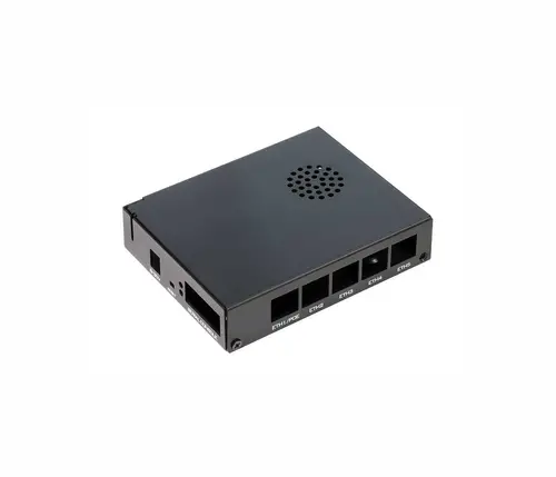Кутия MikroTik CA150, за RB450, RB450G и RB850Gx2, черна, алуминий