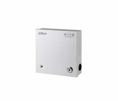Захранващ блок Dahua PFM340-5CH, DC12V4A 5-ch CCTV, 5 x 12VDC, за стена, бял