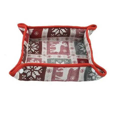 Коледен панер с еленчета 31/31 см